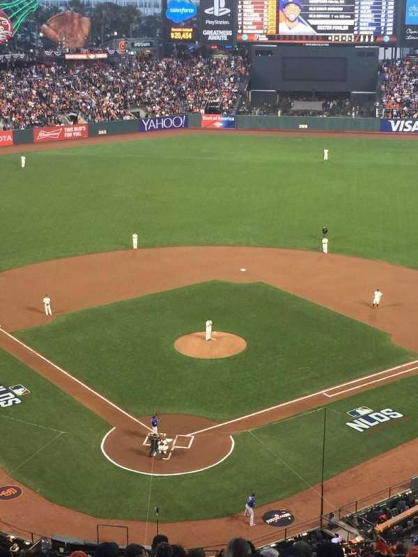Oracle Park, section: VB314, row: B