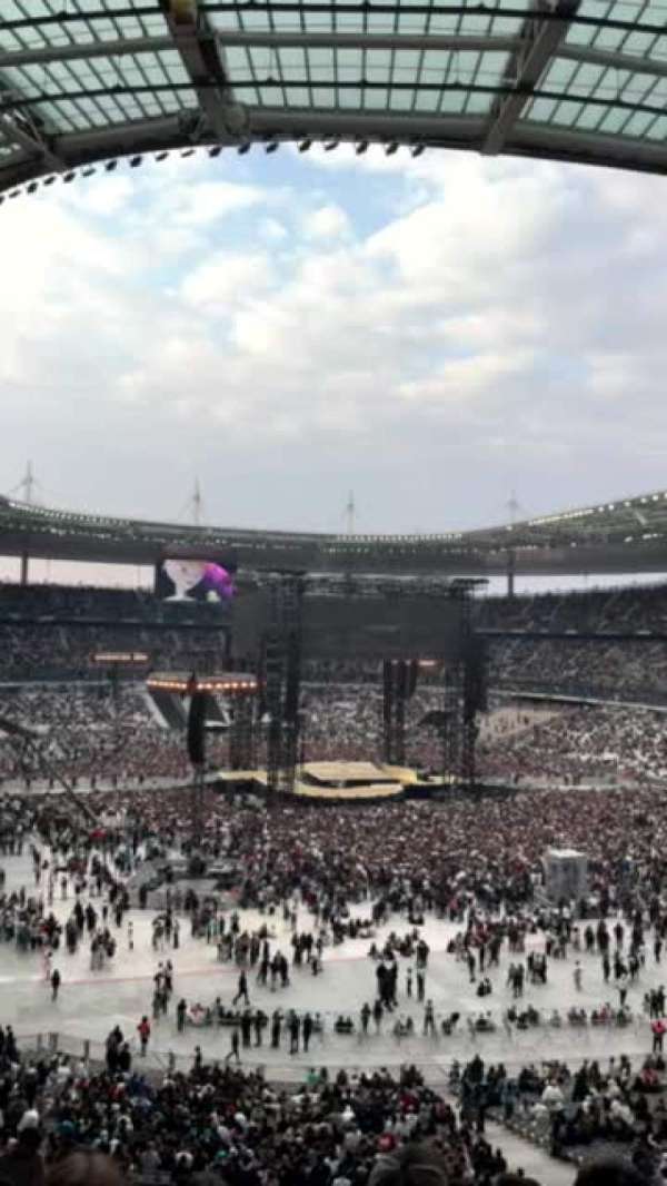 Stade de France, section: Y13, row: 52, seat: 01