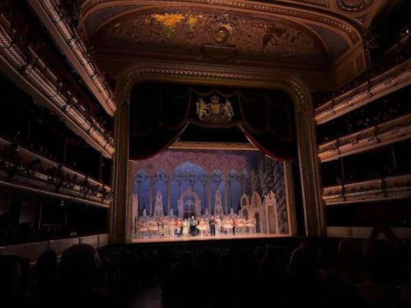 Royal Opera House, section: Stalls Circle, row: A, seat: 44