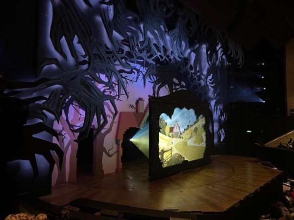 The Olivier Theatre at the National Theatre, section: Stalls, row: H, seat: 55