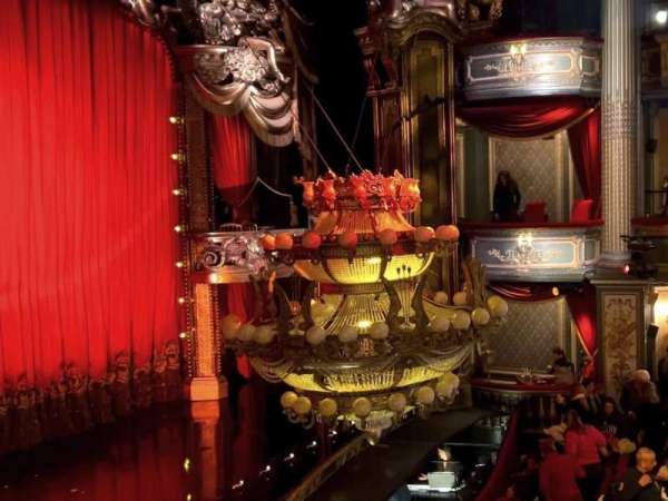 His Majesty's Theatre, London, section: Royal Circle, row: A, seat: 34