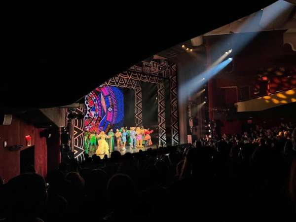 Marquis Theatre, section: Orchestra L, row: Q, seat: 25
