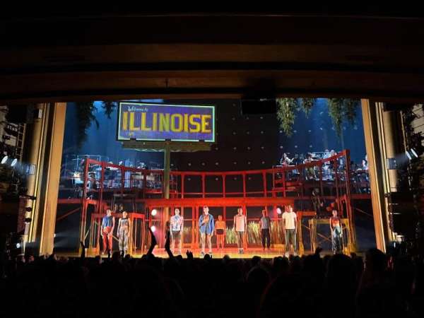 St. James Theatre, section: Orchestra C, row: P, seat: 103