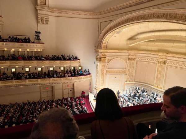 Carnegie Hall, section: Dress Circle FR, row: BB, seat: 92