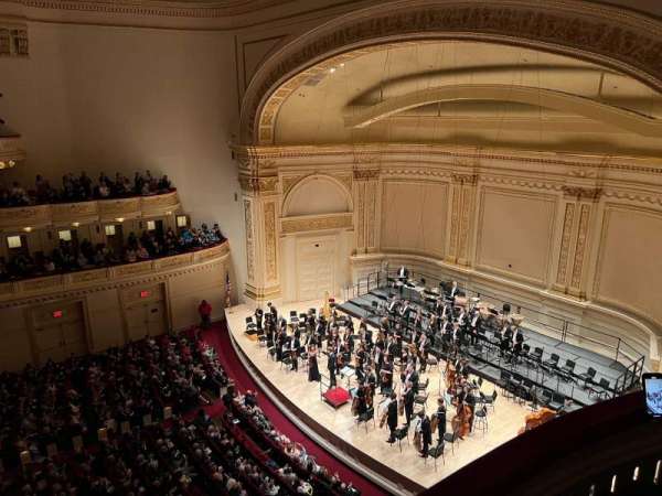 Carnegie Hall, section: Dress Circle FR, row: BB, seat: 92