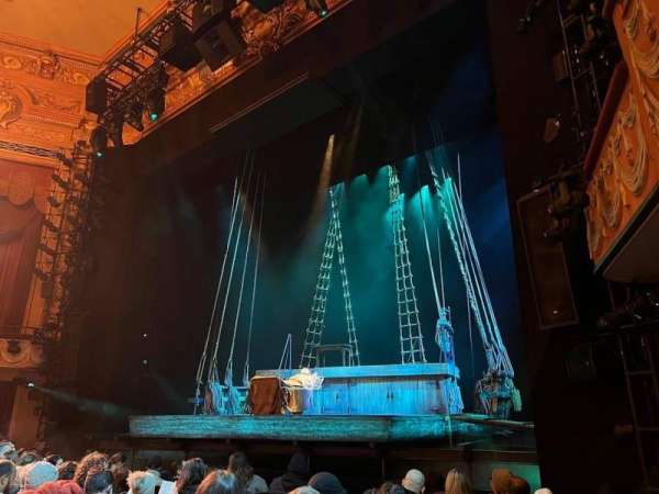 Longacre Theatre, section: Orchestra R, row: J, seat: 9