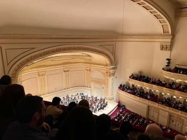 Carnegie Hall, section: Lower Side Balcony L, row: D, seat: 53