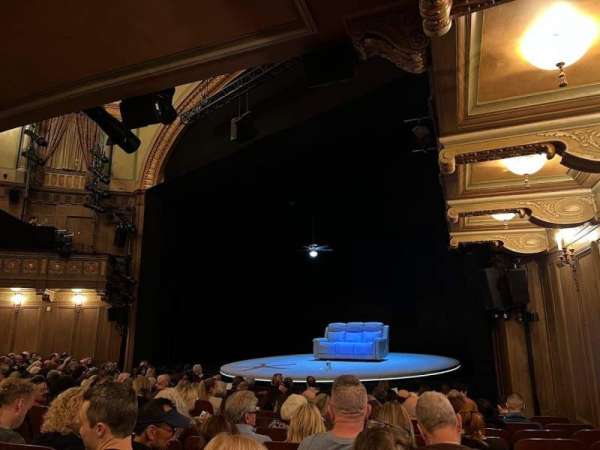 Booth Theatre, section: Orchestra R, row: K, seat: 12