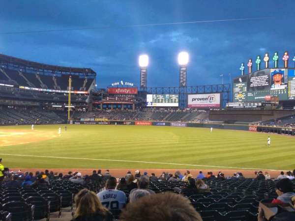 Rate Field, section: 116, row: 20, seat: 7