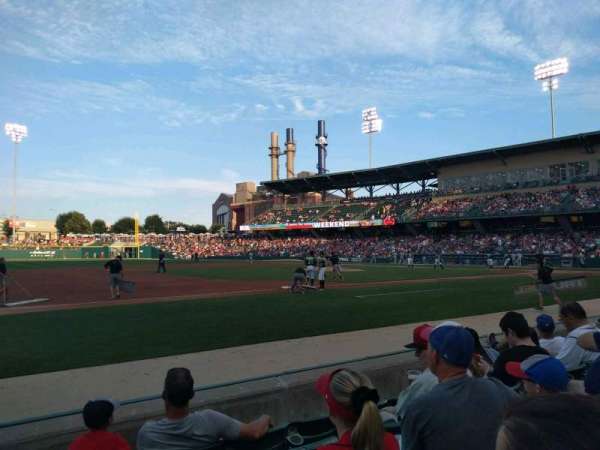 Victory Field, section: 107, row: E, seat: 22