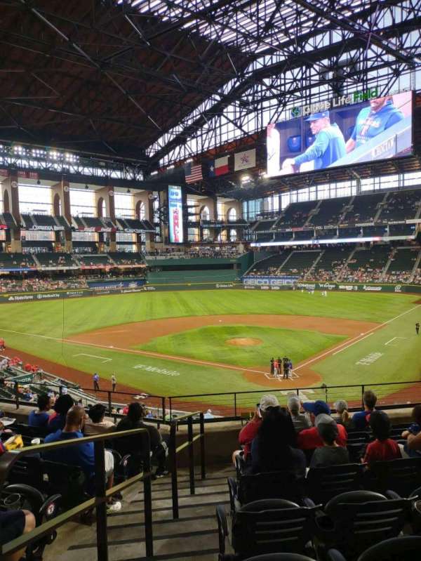 Globe Life Field, section: 113, row: 8, seat: 1