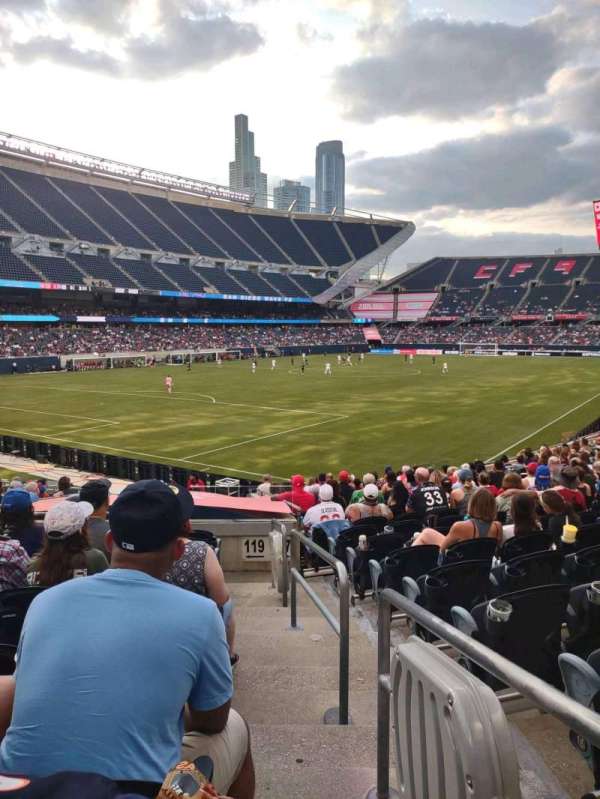 Soldier Field, section: 119, row: 19, seat: 22