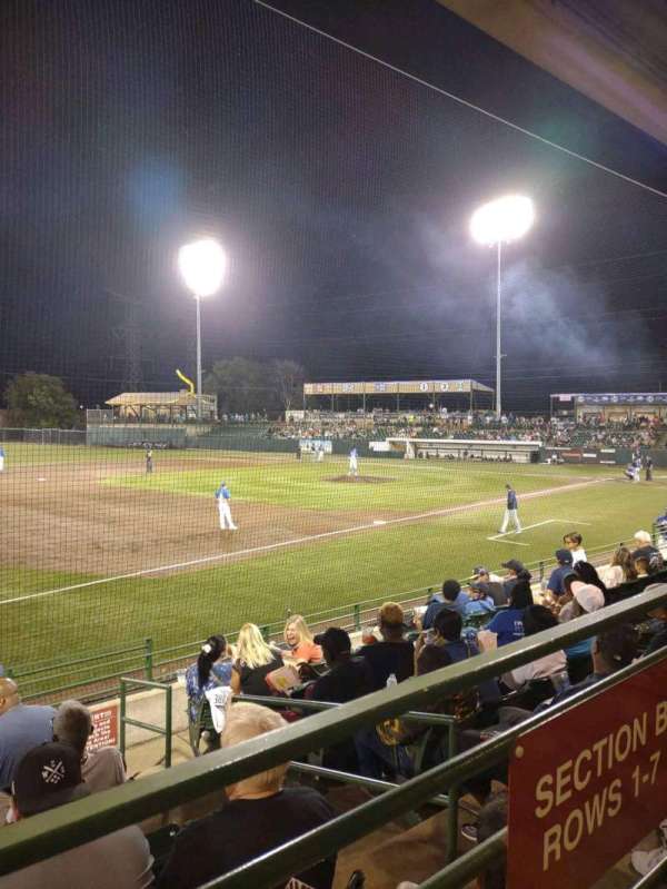 Ozinga Field, section: B, row: 7, seat: 1
