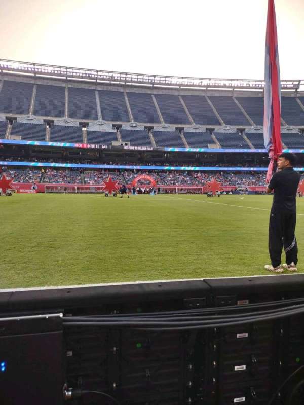 Soldier Field, section: FIELD, row: 1, seat: 32