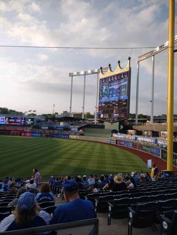 Kauffman Stadium, section: 245, row: AA, seat: 13