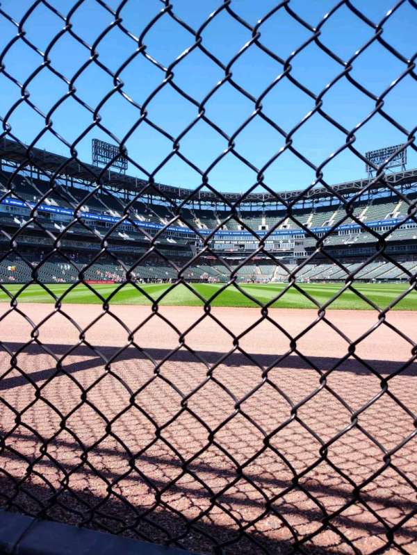Rate Field, section: patio, row: 1, seat: 1