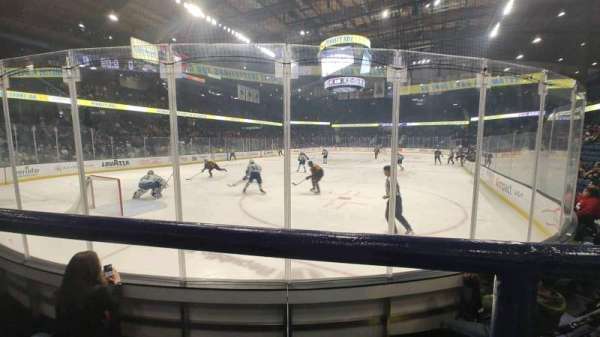 Allstate Arena, section: 114, row: A, seat: 1
