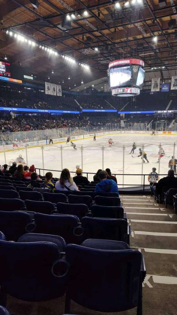 Allstate Arena, section: 114, row: M, seat: 1