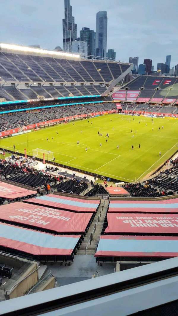 Soldier Field, section: SS, row: A, seat: 72