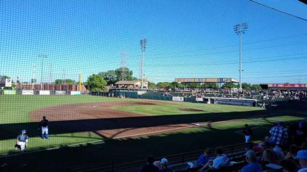 Ozinga Field, section: B, row: 7, seat: 1