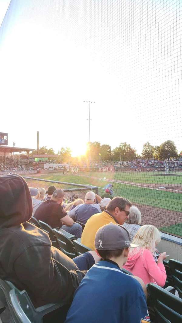 Simmons Field, section: 103, row: 4, seat: 1