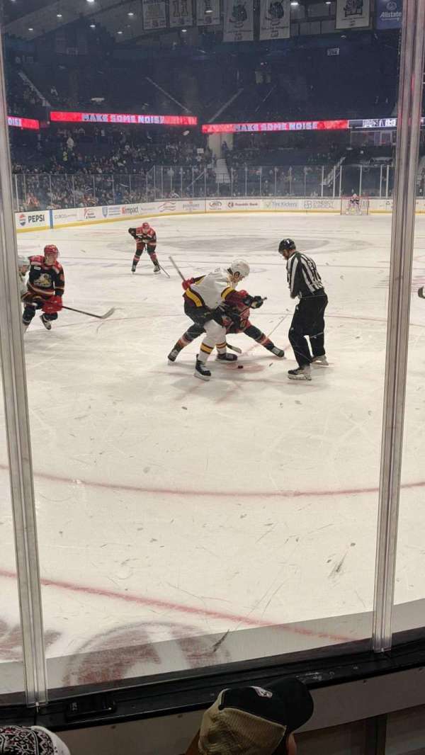Allstate Arena, section: 114, row: A, seat: 1