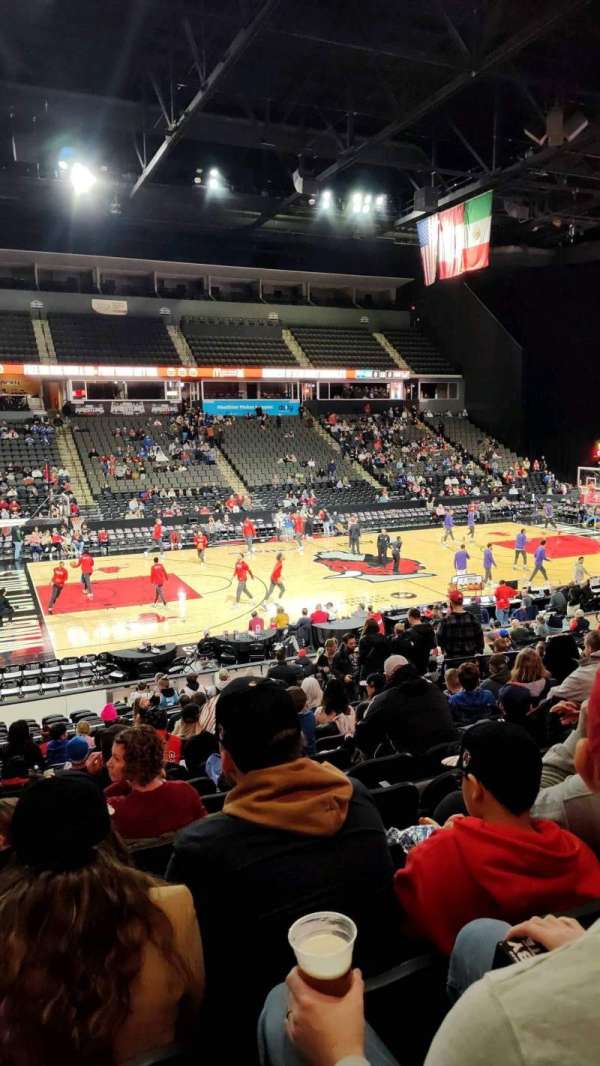 Now Arena, section: 115, row: 19, seat: 8