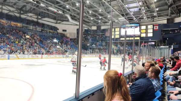 Grossinger Motors Arena, section: 111, row: B, seat: 1