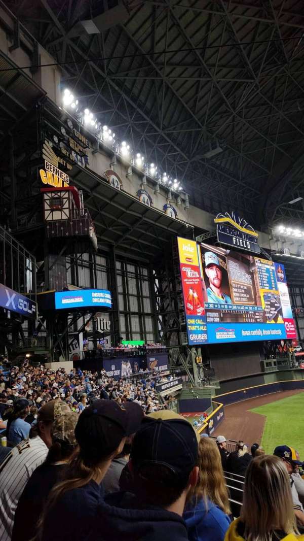 American Family Field, section: 233, row: 11, seat: 1