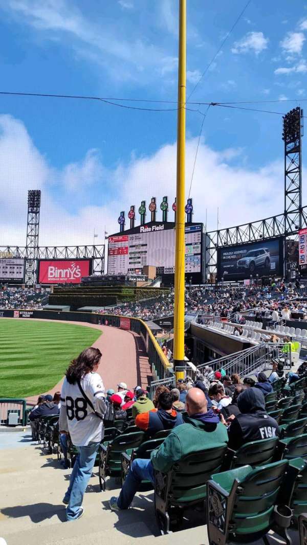 Rate Field, section: 111, row: 18, seat: 1