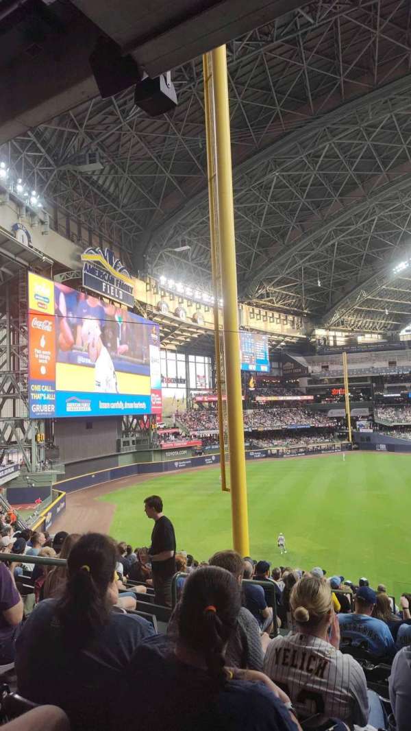 American Family Field, section: 232, row: 16, seat: 25
