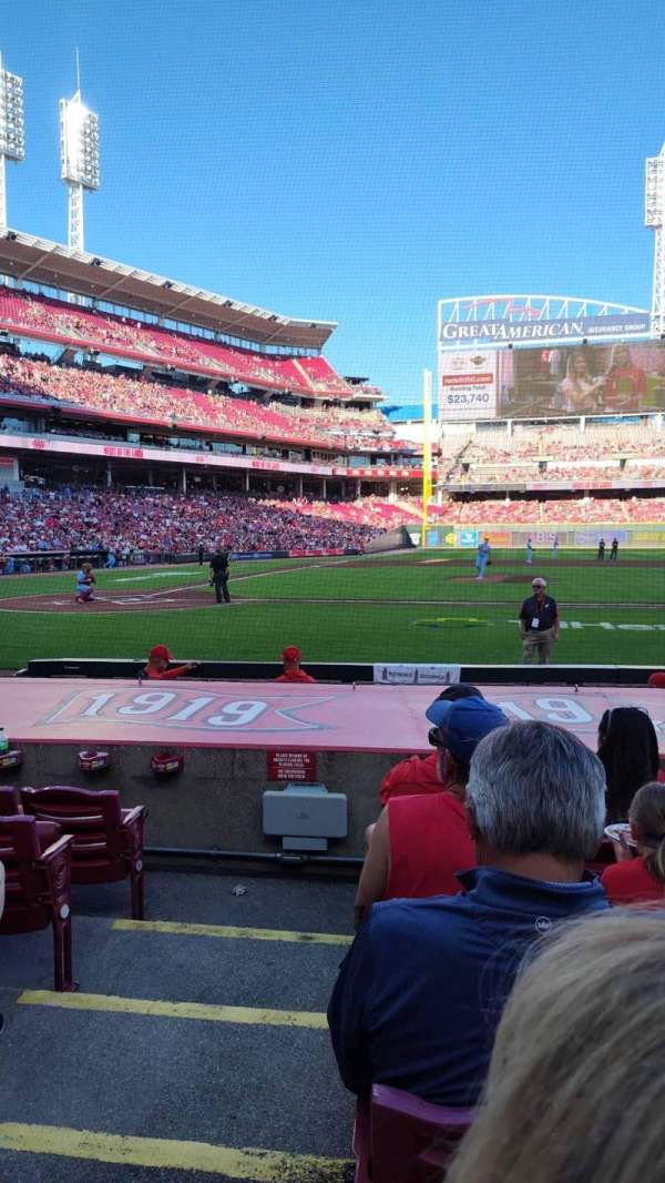 Great American Ball Park, section: 129, row: K, seat: 14