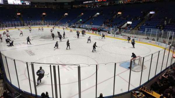 Grossinger Motors Arena, section: 116, row: A, seat: 4