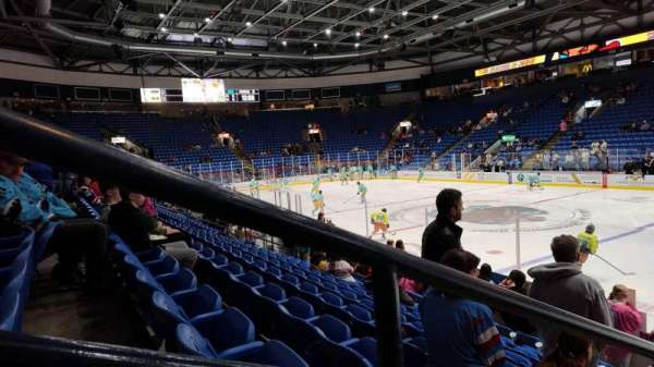 Grossinger Motors Arena, section: 115, row: J, seat: 22