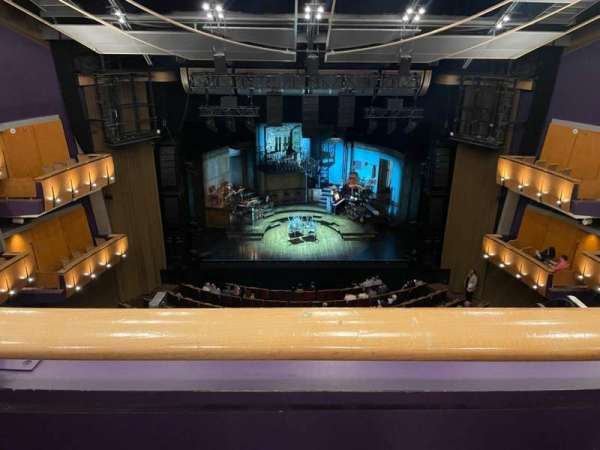 Ahmanson Theatre, section: Balcony, row: A, seat: 23