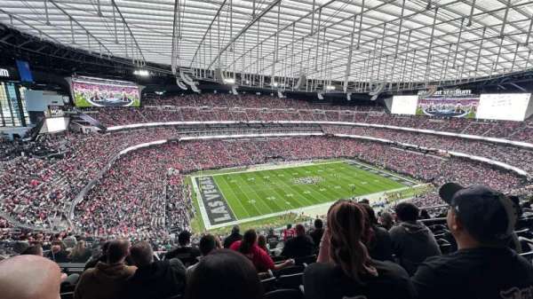 Allegiant Stadium, section: 443, row: 7, seat: 9
