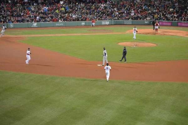 Fenway Park, section: Green Monster 10, row: 1, seat: 5