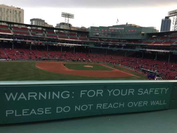 Fenway Park, section: Green Monster 7, row: 1, seat: 1