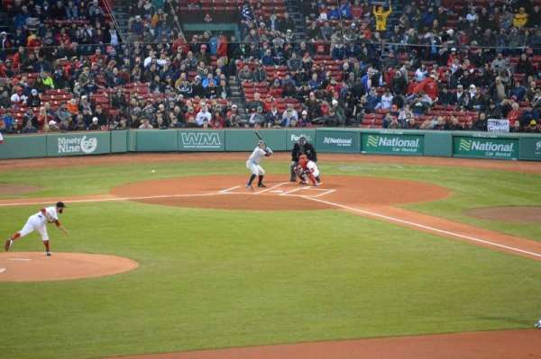 Fenway Park, section: Green Monster 7, row: 1, seat: 1