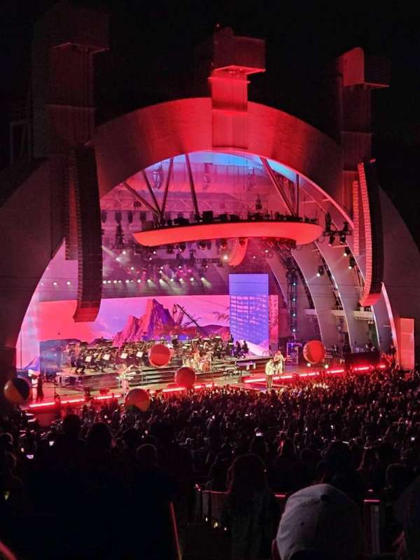 Hollywood Bowl, section: K3, row: 4, seat: 5