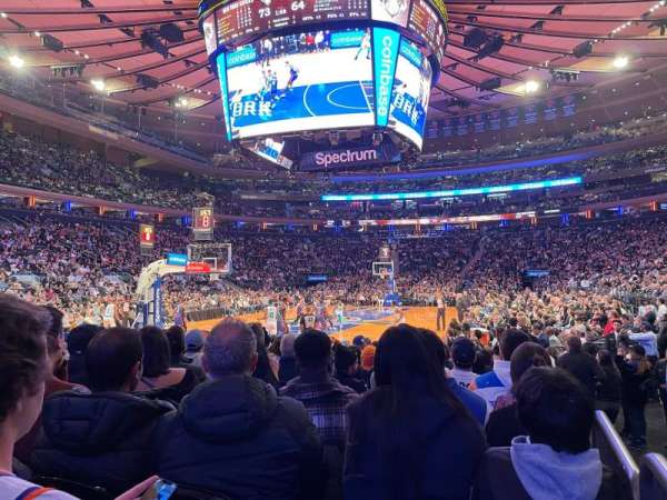 Madison Square Garden, section: 3, row: 13, seat: 10
