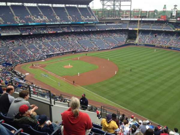 Turner Field, section: 421, row: 14, seat: 9