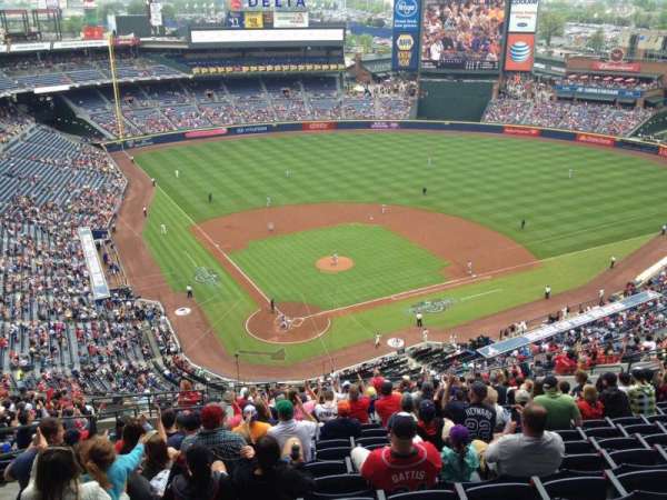 Turner Field, section: 403, row: 22, seat: 6