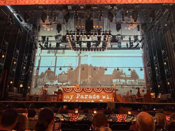 Bernard B. Jacobs Theatre, section: Orchestra C, row: F, seat: 109