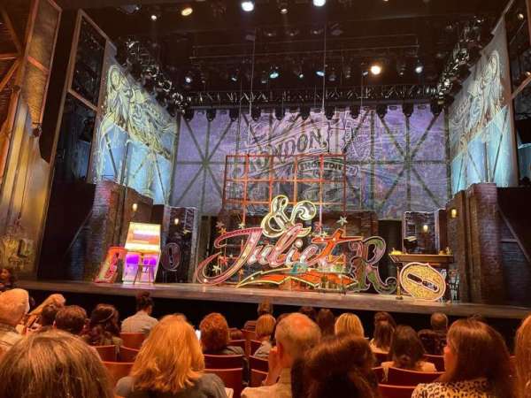 Stephen Sondheim Theatre, section: Orchestra C, row: G, seat: 106