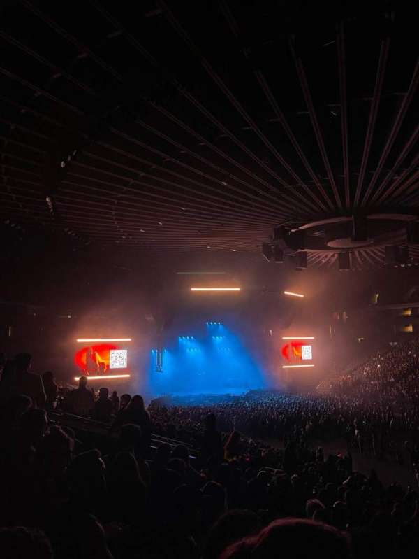 Oakland Arena, section: 111, row: 25, seat: 9