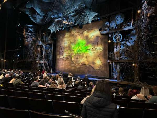 Gershwin Theatre, section: Orchestra R, row: M, seat: 28
