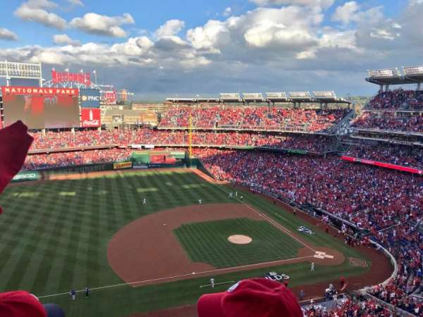 Nationals Park, section: 406, row: B, seat: 3