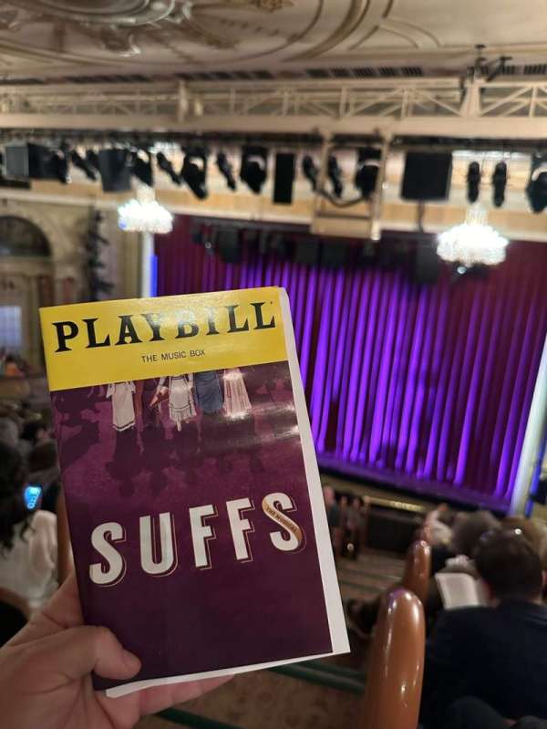 Music Box Theatre, section: Mezzanine R, row: K, seat: 2