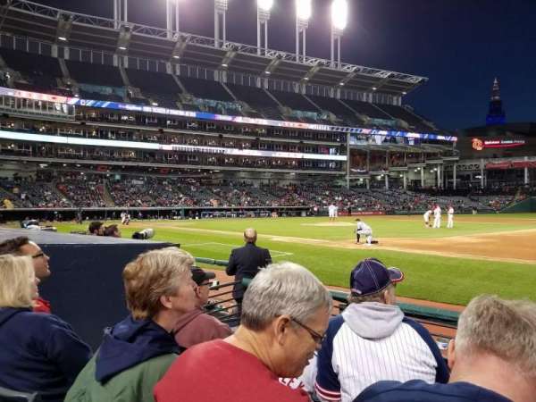 Progressive Field, section: 138, row: E, seat: 4
